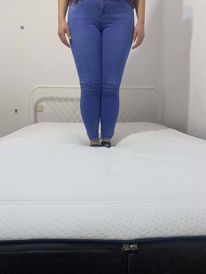 colchon morfeo probador parado